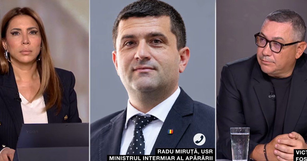 Scandal între Victor Ponta și Radu Miruță în direct: acuzații de minciună și jigniri la TV