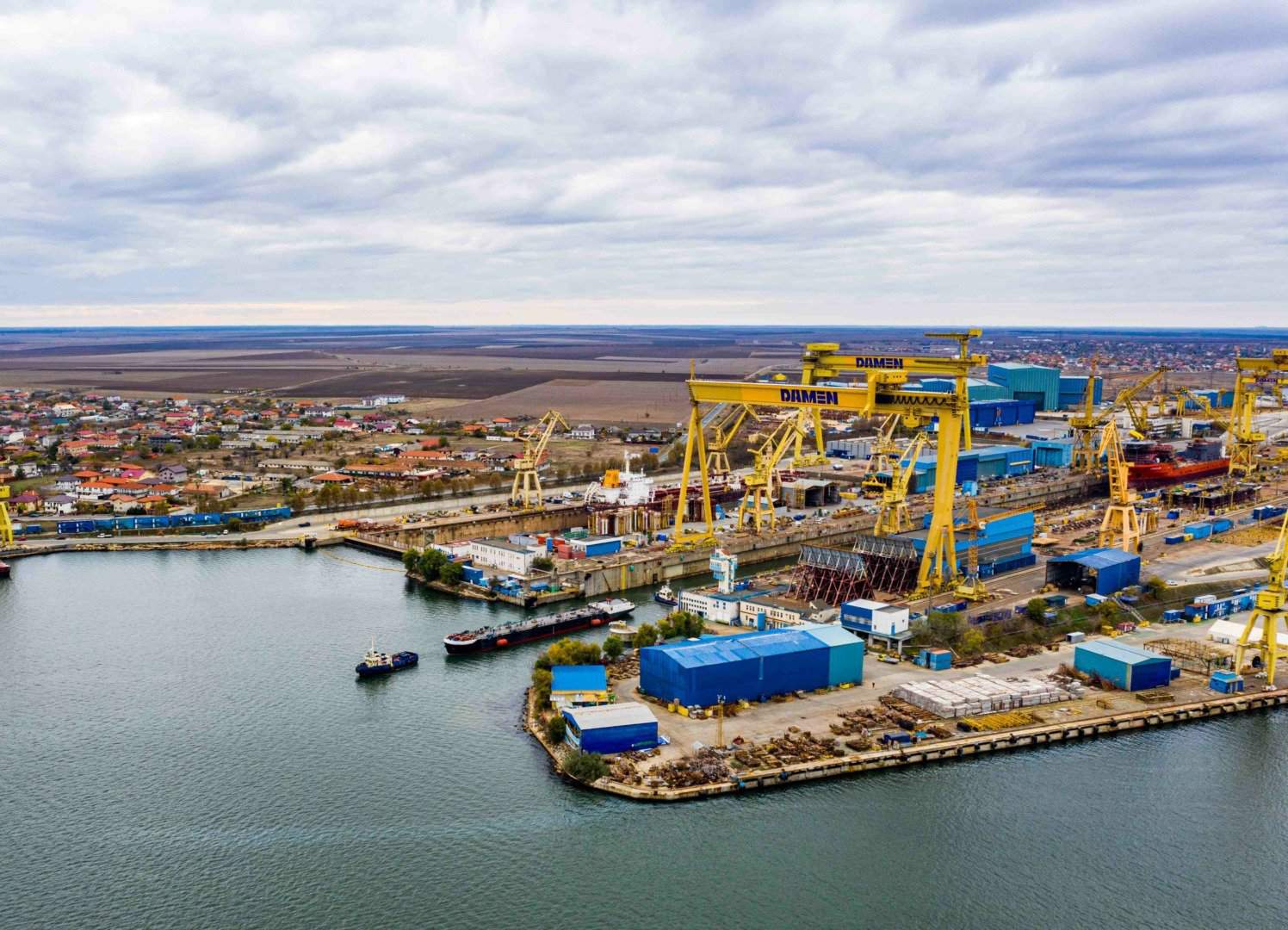 Damen Olanda contestă decizia de reducerea prețului de vânzare pentru șantierul naval din Mangalia