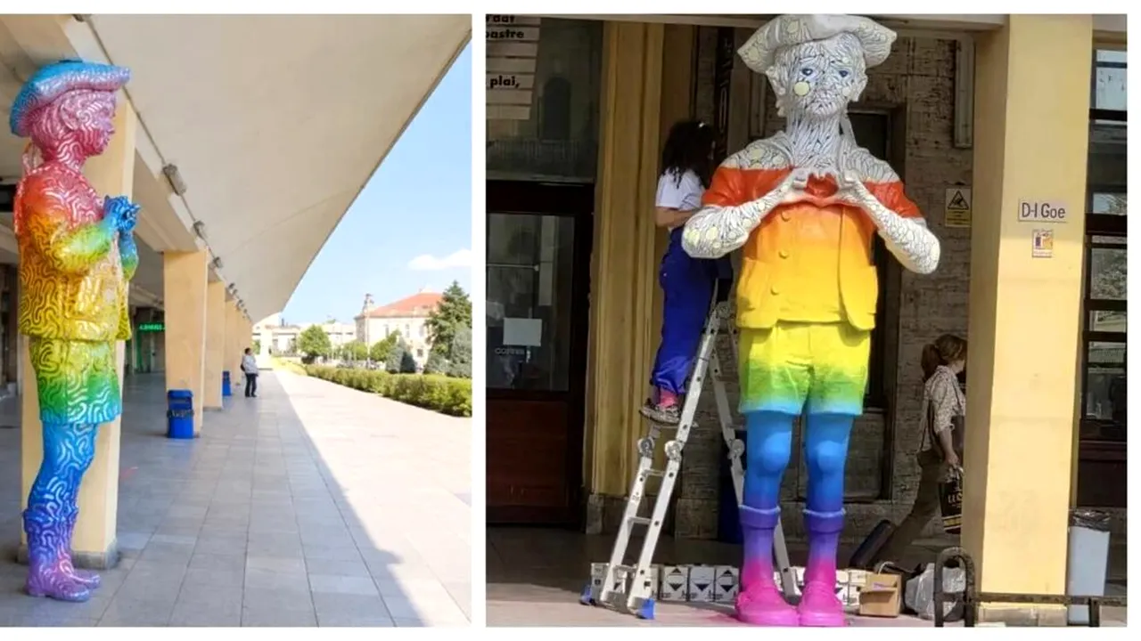 Răspunsul artiștilor la acuzațiile PSD privind statuia „Domnul Goe” din Ploiești