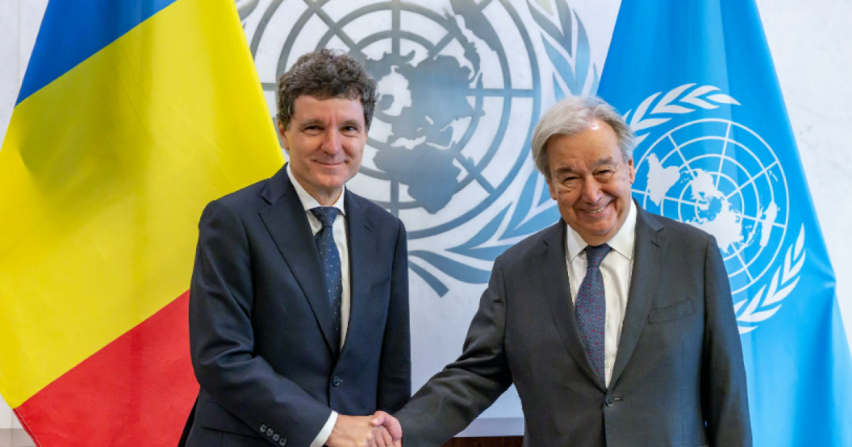 Nicușor Dan s-a întâlnit cu Antonio Guterres: România susține reforma ONU și multilateralismul