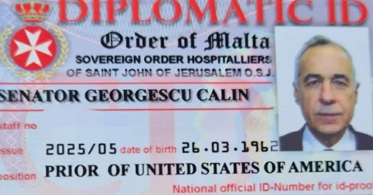 Documente false găsite la Călin Georgescu: un pașaport diplomatic și o legitimație de senator în Malta