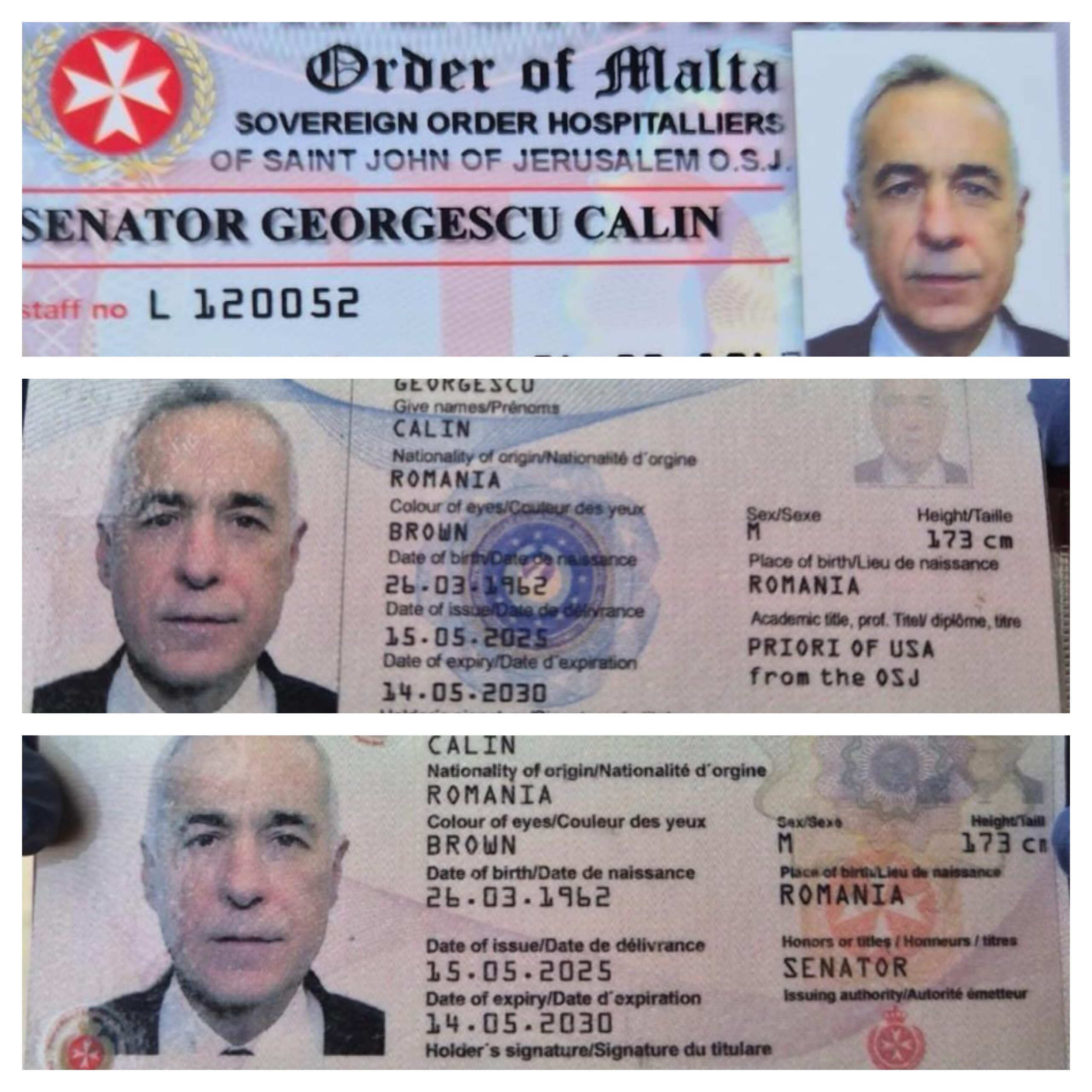 Documente false găsite la Călin Georgescu: procurorii au descoperit pașapoarte emise de un pseudo-ordin