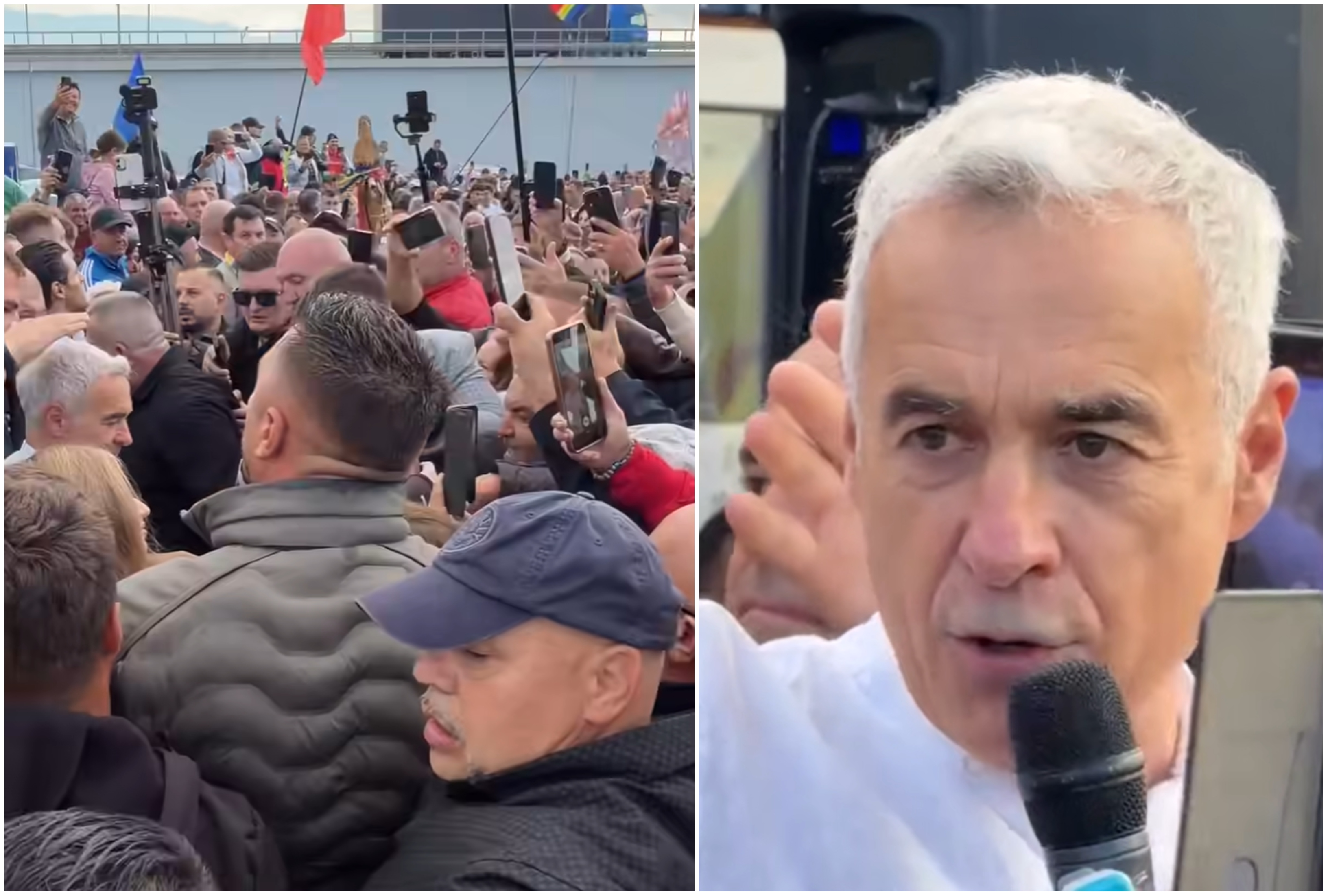 Călin Georgescu a negat că se află în campanie electorală în timpul unei vizite la Oradea