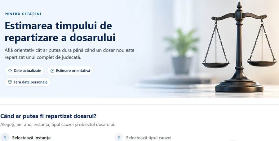 Statistici CSM după prima săptămână de aplicare a normării activității în instanțe