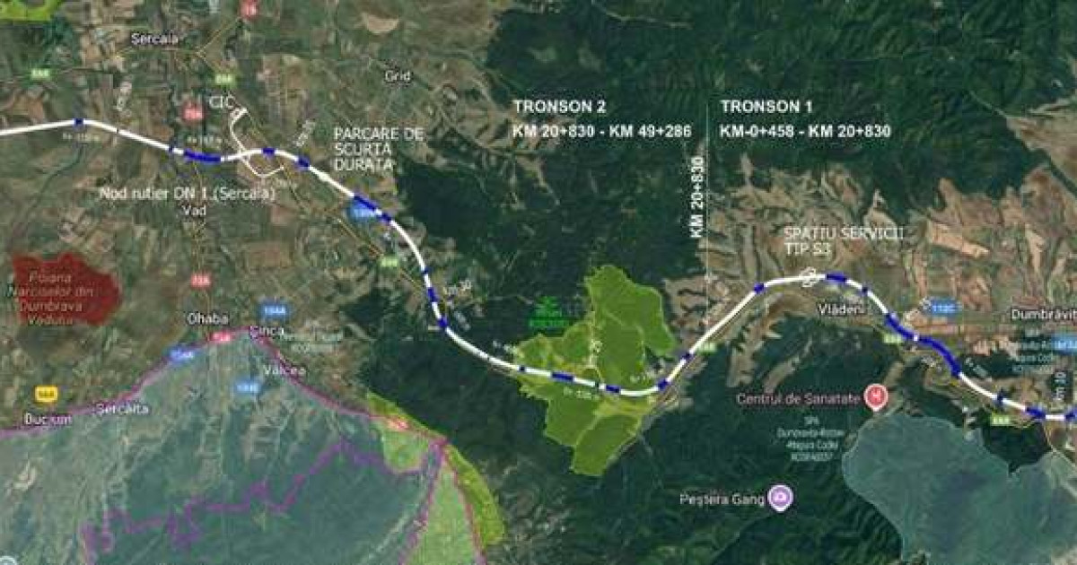 Guvernul a aprobat indicatorii tehnico-economici pentru Autostrada Brașov-Făgăraș