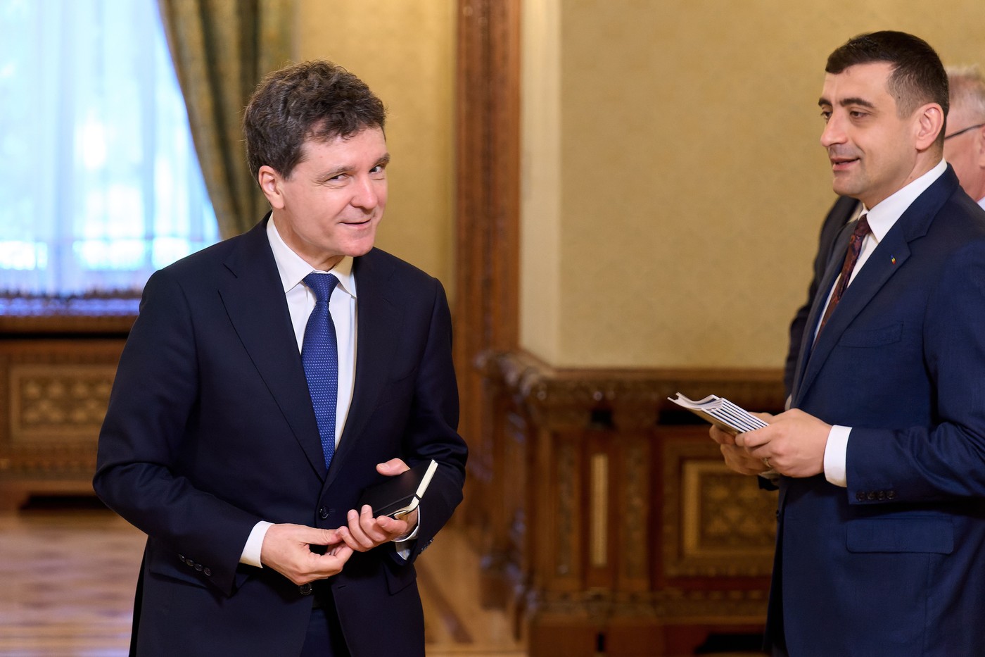 Întâlnire discretă la Vila Lac între Nicușor Dan și George Simion