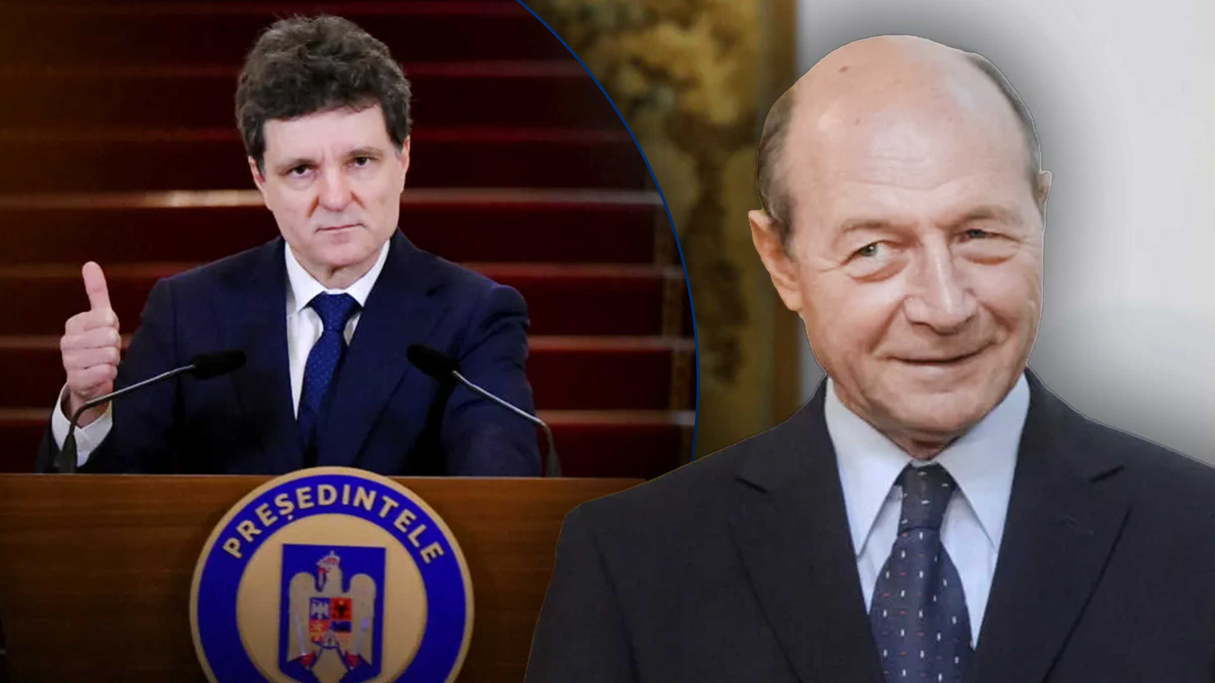 Traian Băsescu susține că poziția lui Nicușor Dan a încurajat refuzul parlamentarilor de a vota Guvernul Mureșan