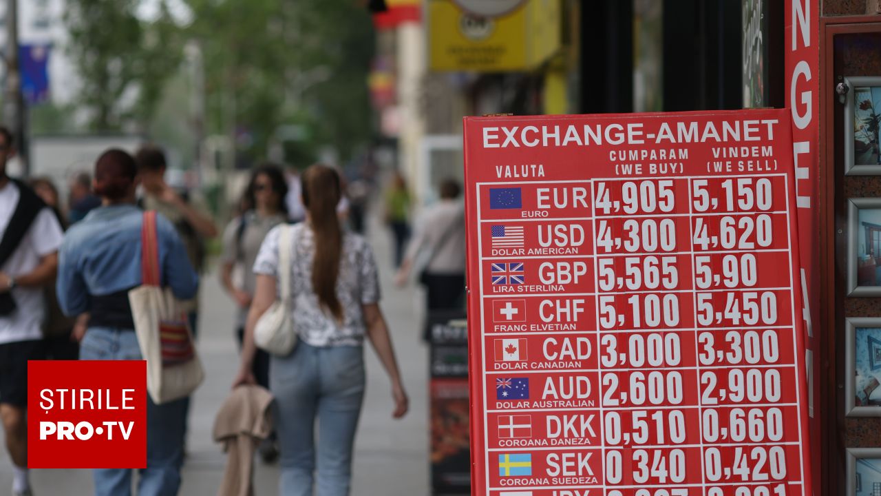 Cursul euro a atins un nou record pe piața interbancară, depășind pragul de 5,35 lei