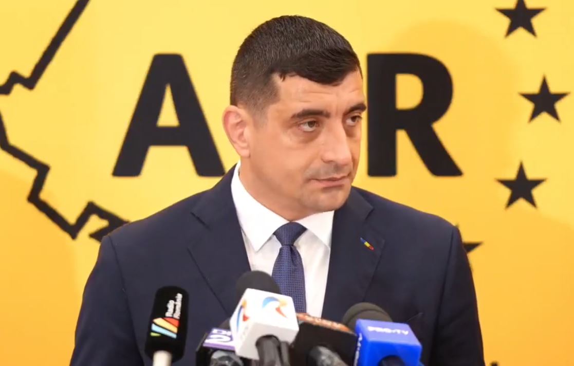 George Simion a transmis un mesaj participanților la evenimentul AUR din apropierea protestului fermierilor