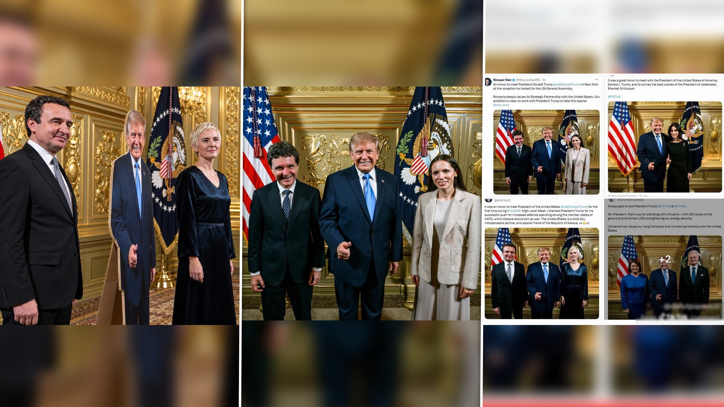 Administrația Prezidențială respinge acuzațiile privind fotografii false cu Nicușor Dan și Donald Trump