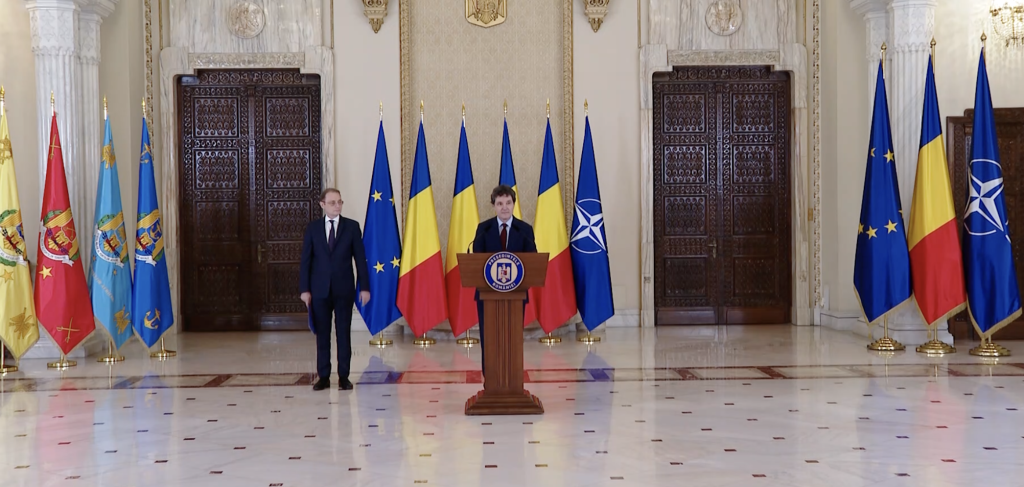 Nicușor Dan l-a desemnat premier pe Luca Niculescu: „Are misiunea să armonizeze poziții”