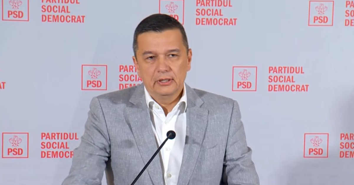 Sorin Grindeanu reacționează după desemnarea lui Luca Niculescu: PSD este extrem de dezamăgit