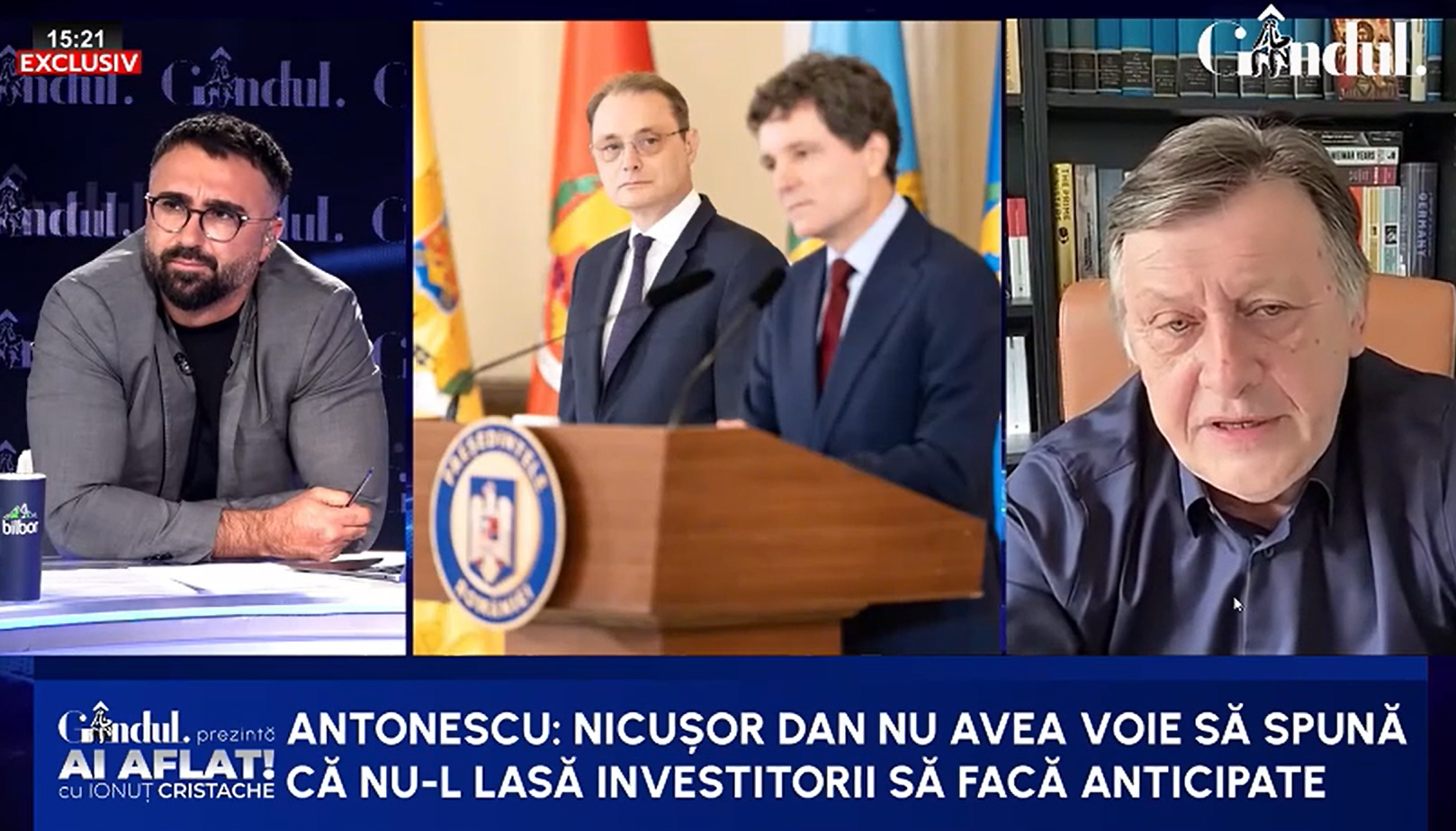 Crin Antonescu critică declarațiile lui Nicușor Dan privind refuzul de a convoca alegeri anticipate