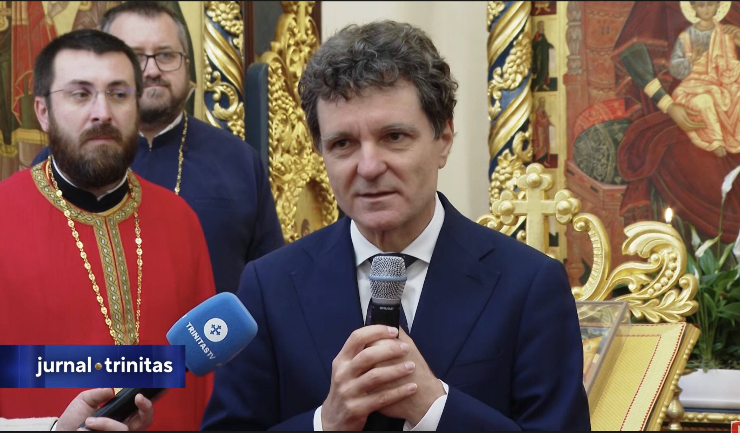 Nicușor Dan, la Biserica Palatului Cotroceni: Istoria nu începe cu noi