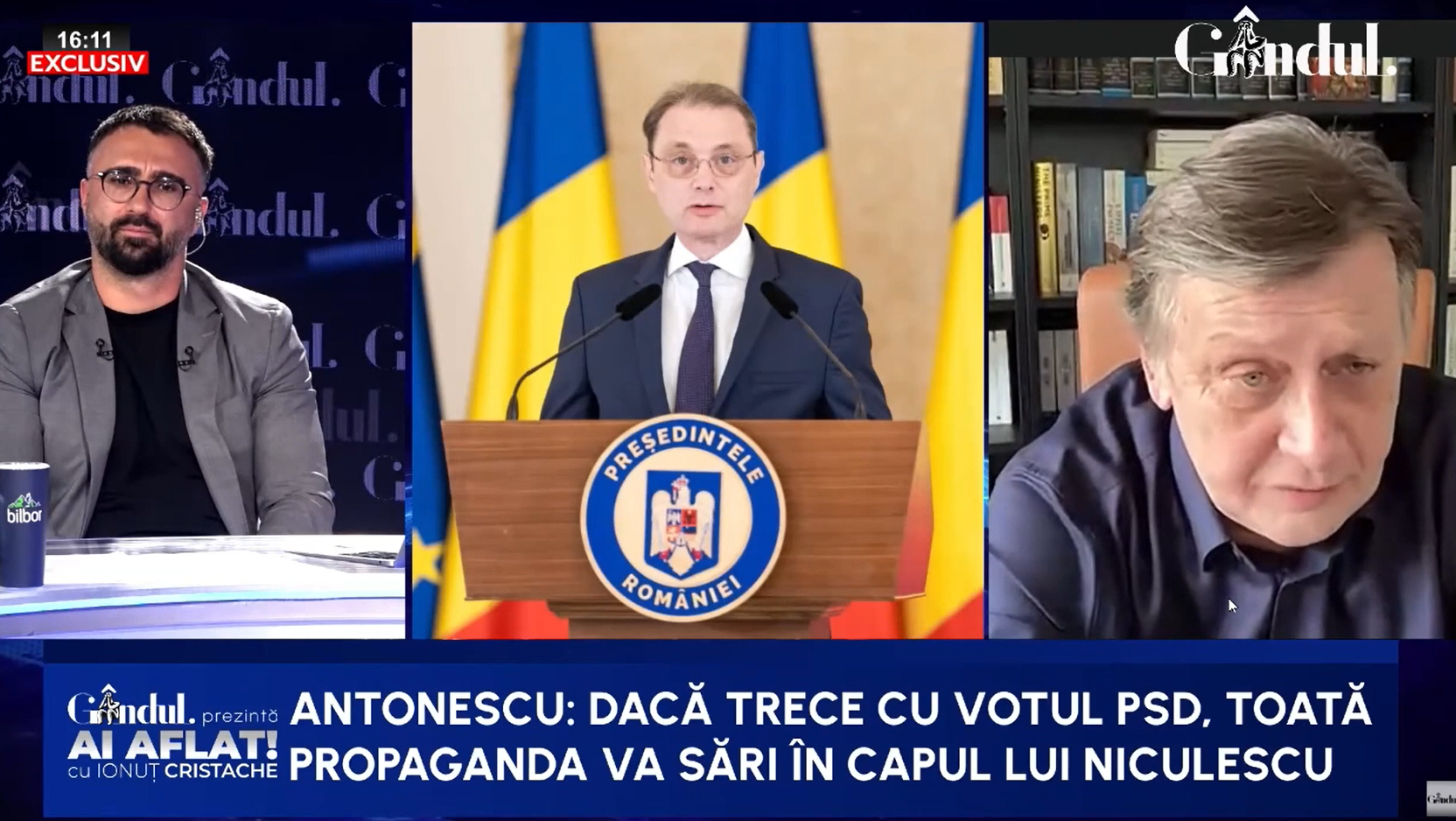 Crin Antonescu: Luca Niculescu va fi ținta propagandei hashtag dacă va fi susținut de PSD