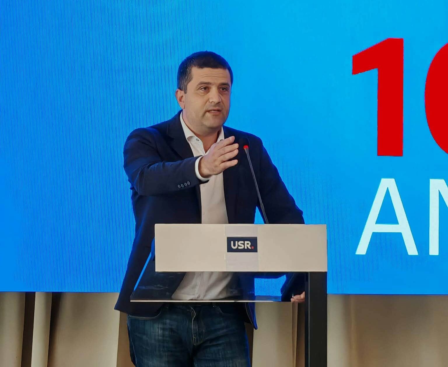 Radu Miruță a lansat un manifest politic la aniversarea a 10 ani de la înființarea USR în Pitești